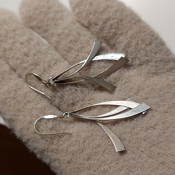 Vintage Silver earrings - Picture 2 of 3